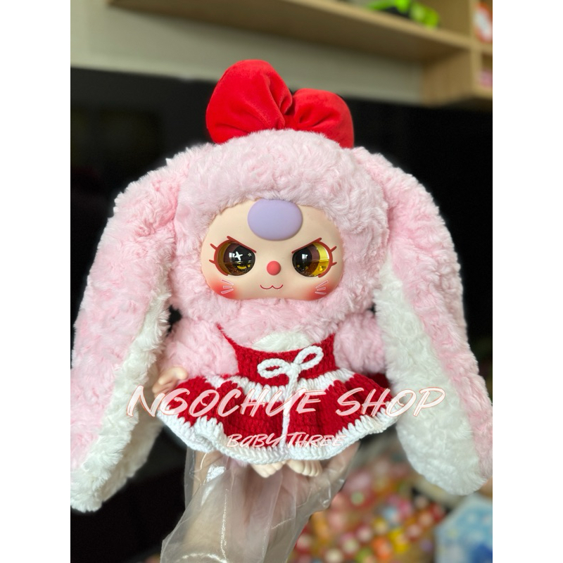 [Tặng Đầm] BB3 V1 400% chính hãng, Thỏ cụp mắt nước vàng (đã mở hộp, khách chọn mẫu)