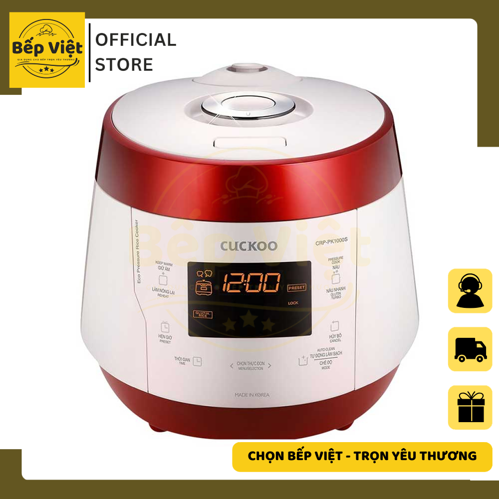 Nồi cơm áp suất điện tử Cuckoo CRP-PK1000S - 1.8 Lít