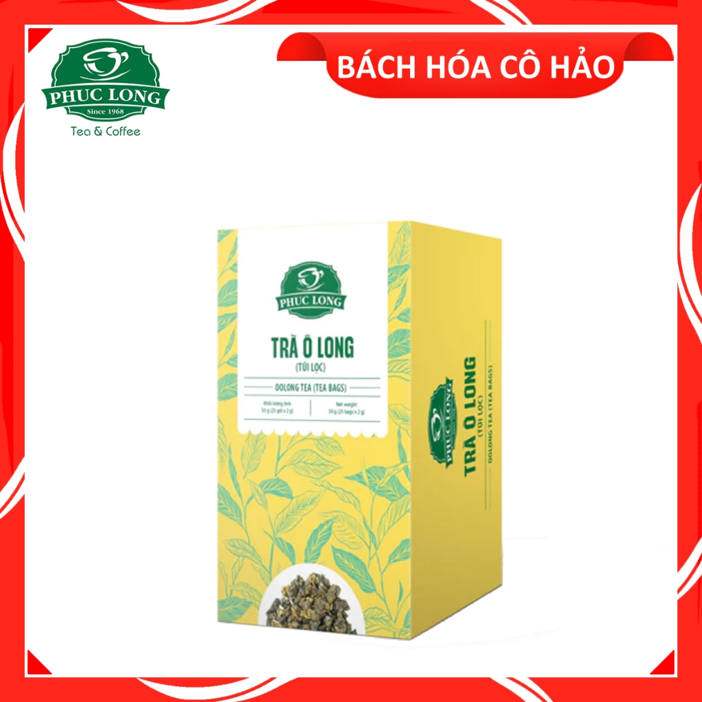 TRÀ Ô LONG TÚI LỌC OOLONG TEA BAG PHÚC LONG