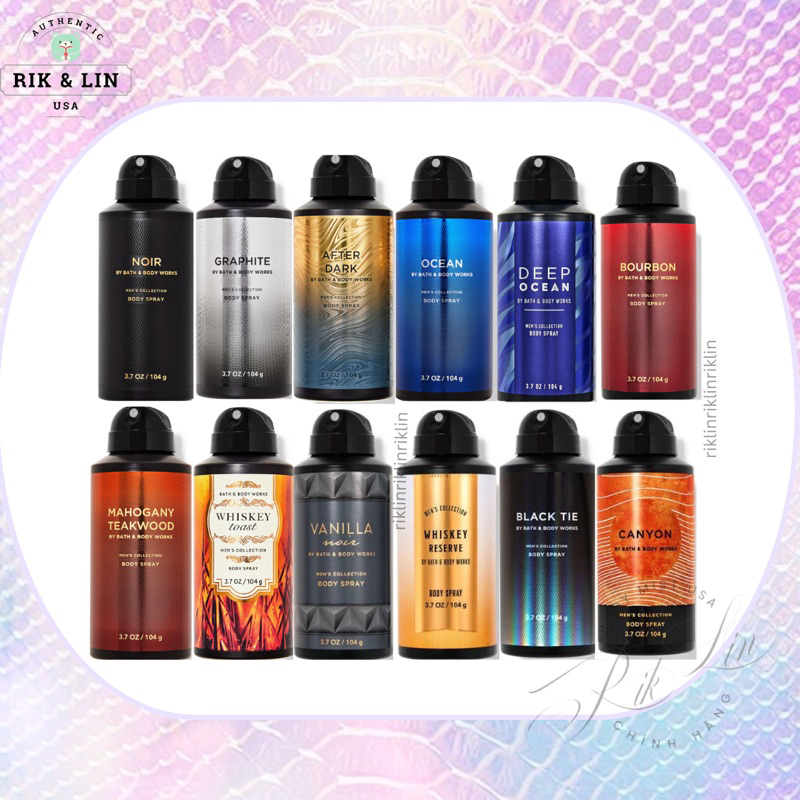 Chọn Mùi XỊT THƠM BODY SPRAY CỦA NAM NOIR /TEAKWOOD/OCEAN USA