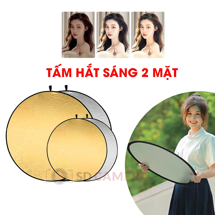 Tấm hắt sáng, Tấm phản quang tròn Chụp ảnh chuyên nghiệp hội tụ tốt, độ phản…