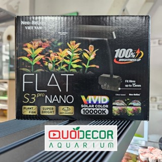 [Neo Helios VIET NAM - 1 ĐỔI 1] Đèn hồ Cá cảnh thủy sinh Neo Helios Flat Nano s3 pro 13w | Frok 12w app Đỏ cá ko đỏ nước