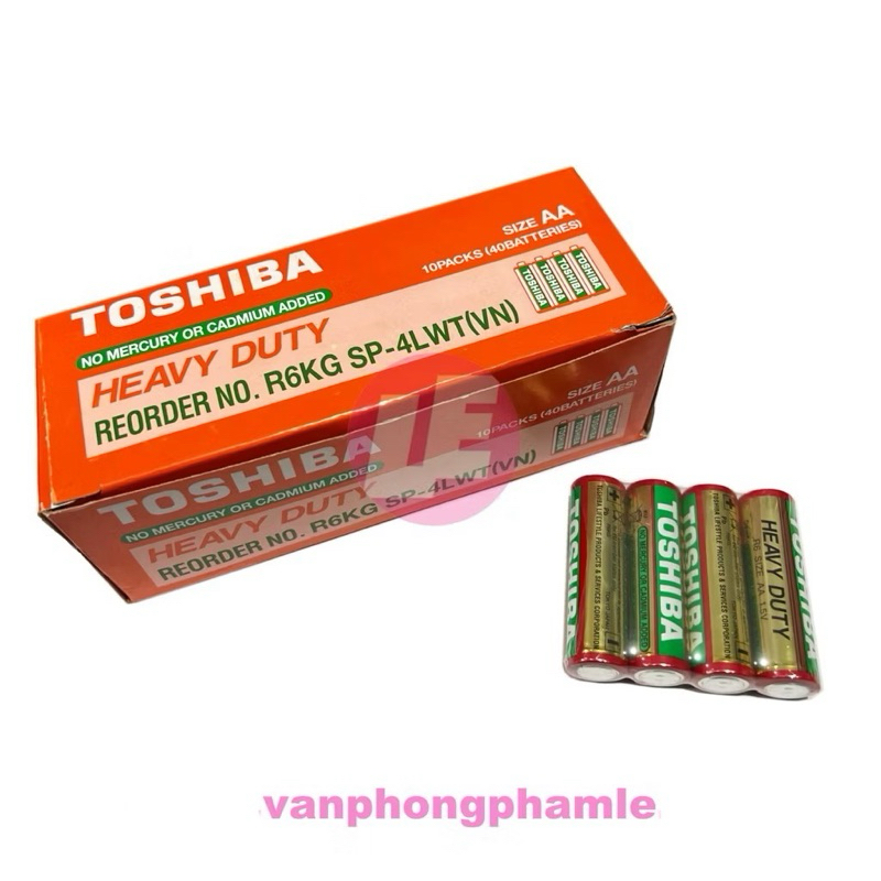 Pin Toshiba AA (Vỹ 4 Cục)