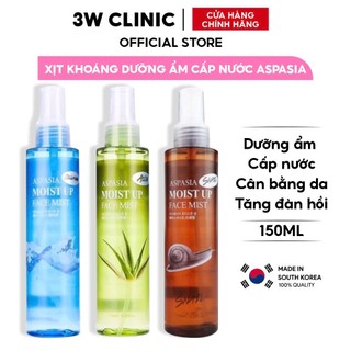 Xịt khoáng Dưỡng Ẩm Cấp Nước Aspasia Moist Up Face Mist Hàn Quốc 150ml