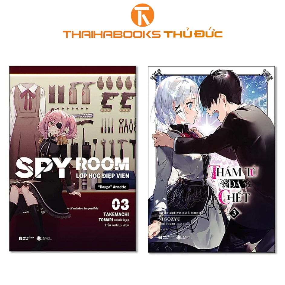 Sách - Combo Thám tử đã chết + Spy room - Tập 3