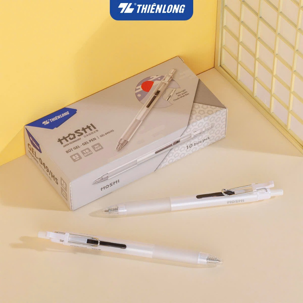 Bút gel Hoshi Thiên Long GEL-049/HS - Công nghệ Nhật Bản