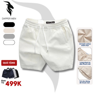 Quần Lửng Nam Kaki Màu Xám,Đen, Trắng, Đen, Xanh Đen Quần Short Nam Tập Gym, Chạy Bộ QDTO1500