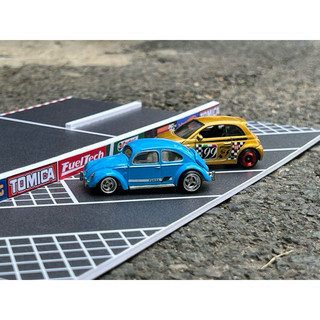 Diorama Sân Đua Xe Drag 1/64