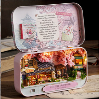 Mô hình nhà gỗ DIY – Box Theatre Cherry Blossoms