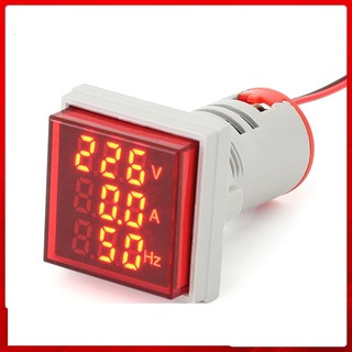 Combo 3 Đèn LED hiển thị vôn - ampe phi 22mm - Đồng hồ hiển thị điện áp, dòng điện