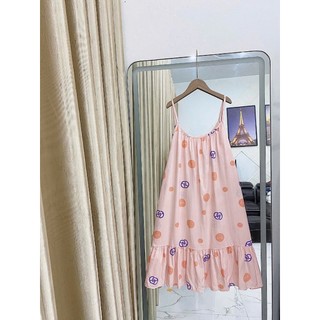 [SIÊU RẺ] Váy Bầu Chất Lanh Lụa, Váy 2 Dây Siêu Mát, Siêu Thoáng