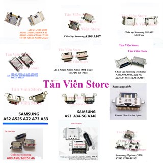 Set 10c Tổng hợp chân sạc Samsung phổ thông nhất