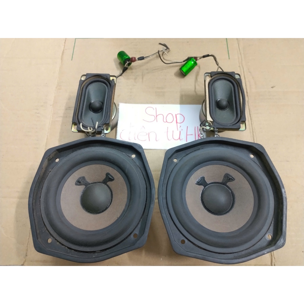 Cặp loa Sony 1-825-227-11 rời đồ cũ loa so ny vừa bát vừa trép