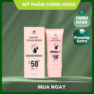 Kem Chống Nắng HANACOM Nâng Tone Trắng Da, Thấm Nhanh Kiềm Dầu SPF50+ PA ++++ 65g