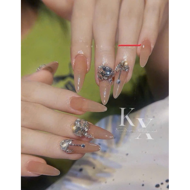 Nail box thiết kế Nhọn Thạch Nu N26