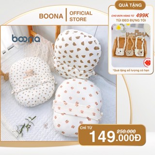 Gối chống trào ngược cho bé Boona có đai kết hợp vải lưới 3D tạo sự đàn hồi thoáng khí chống chớ