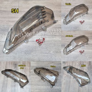  Ốp Lọc Gió Pô E Xe AB VARIO SH LEAD SH MODE VISION Trong Suốt Màu Khói 