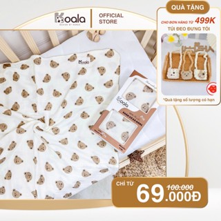 Khăn tắm xô KOALA vải sợi Muslin cao cấp làm khăn quấn ủ, khăn choàng cho bé