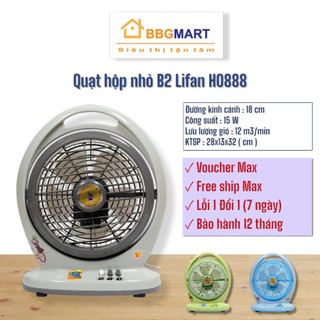 Quạt hộp lifan ho-888 15w mát êm dịu phòng ngủ