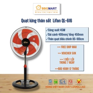 Quạt lửng lifan ql-616 ii akifan l45 ii yanfan lts16 ii dolphin ql616 - bảo hành chính hãng