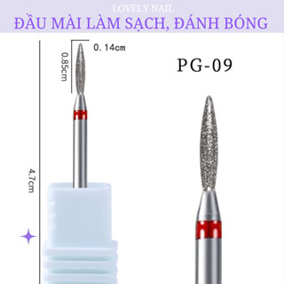 Đầu mài da Nga, đầu mài nhọn mài khoé da, làm sạch khoé và viền da an toàn, đầu mài vonfram