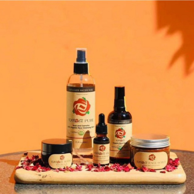   Tặng lau mặt + nước hoa hồng  Bộ 5 Sản Phẩm Dưỡng Da KAROSE Cấp Ẩm Làm Sáng Chống Lão Hoá Da. 