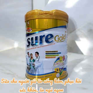 Sữa Sure Gold 900g - Sữa Dành Cho Người Già Tăng Sức Đề Kháng và Phục Hồi Sức Khỏe - Tim mạch