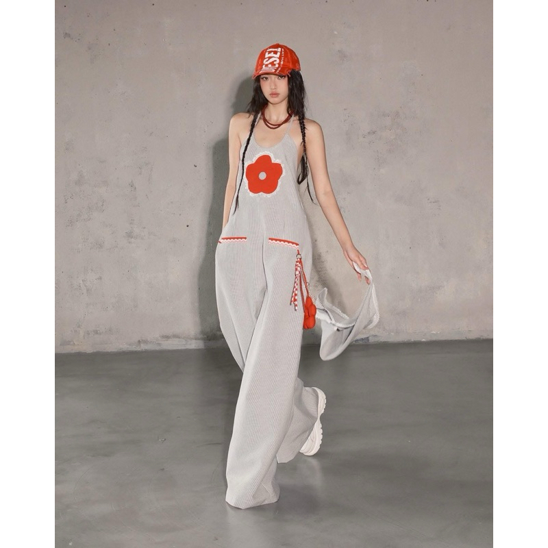 Jum cổ yếm phối quần dáng dài( kèm theo khăn, ko kèm charm) ROSE STOREE R311