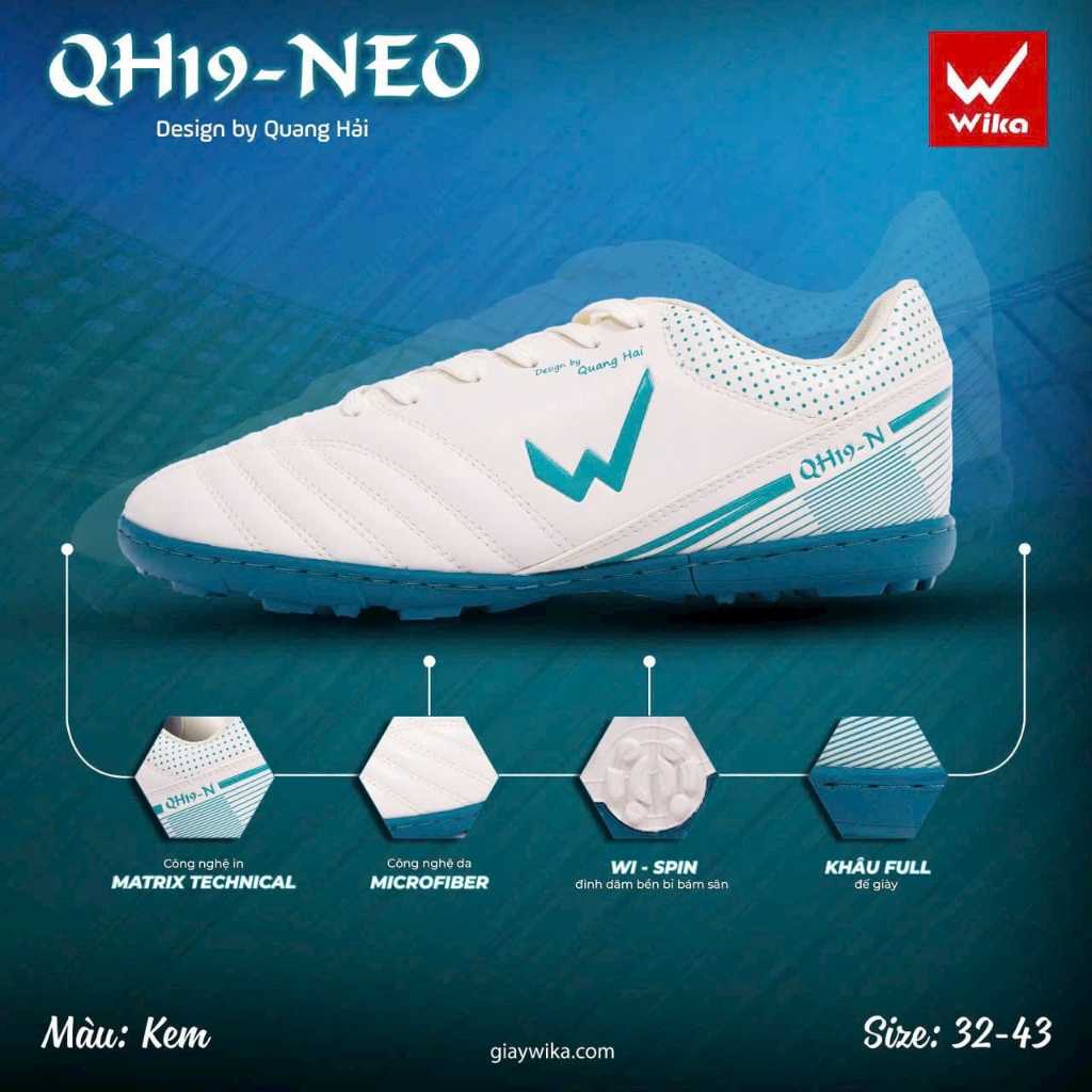 Giày Đá Bóng Wika QH19 NEO, giày đá bóng wika chính hãng
