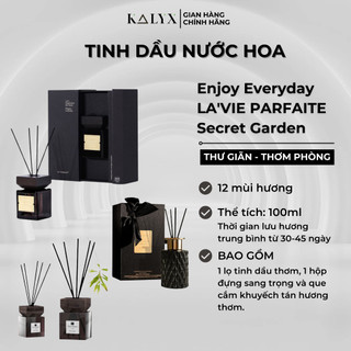   CHÍNH HÃNG  Tinh dầu nước hoa khuếch tán Enjoy Everyday LA'VIE PARFAITE Secret Garden kèm que - Kalyx 