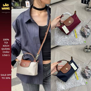  Túi Xách Nữ Mini Đeo Chéo Vải Dù Khóa Bấm Da Thời Trang Phong Cách Đơn Giản Size S 18cm 