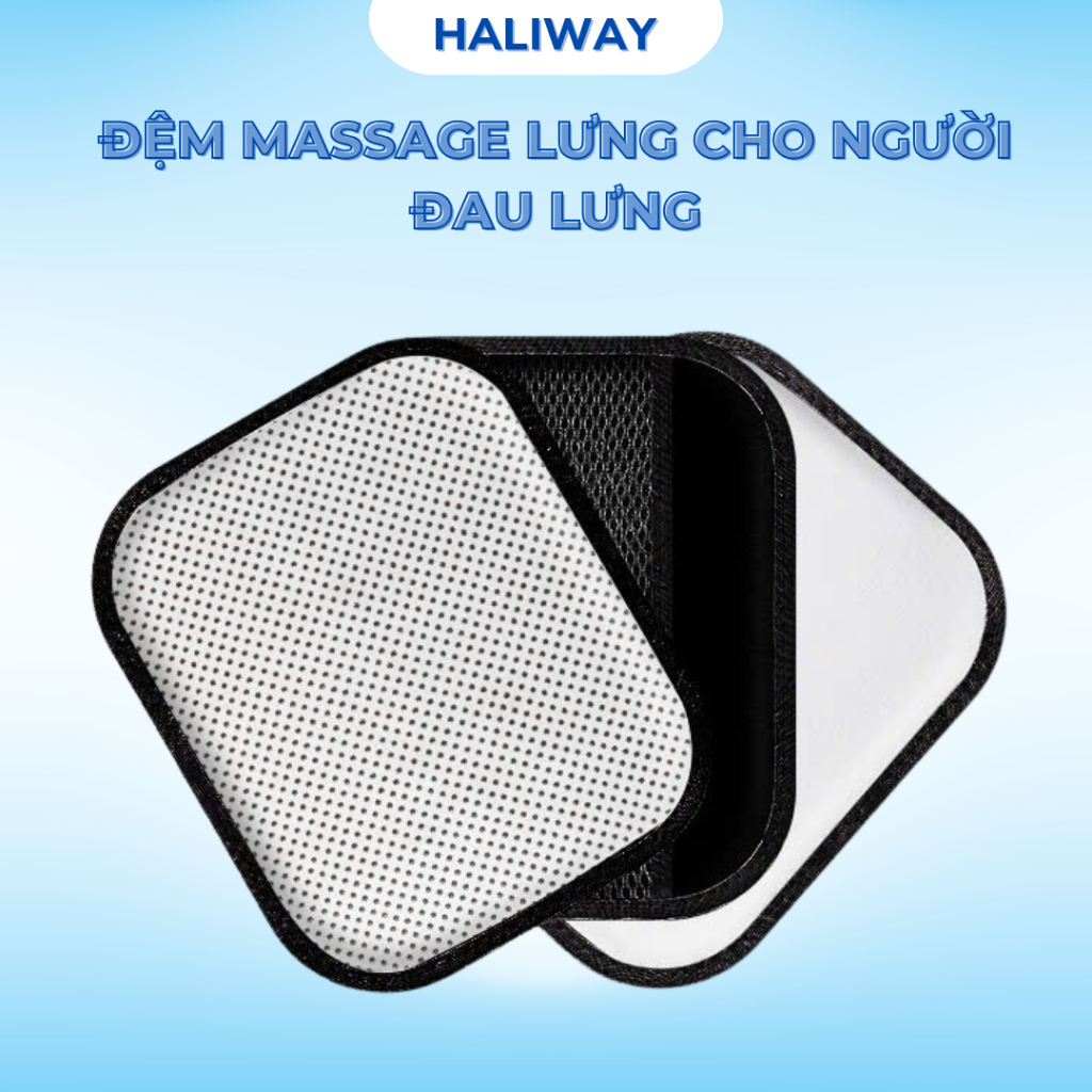 Bộ Đệm Đai Lưng HALIWAY Giúp Massage, Tăng Cường Hỗ Trợ Thắt Lưng