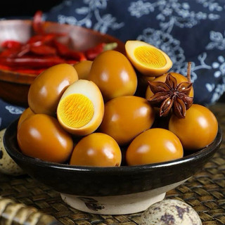 Trứng Cút Ngâm Xì Dầu Ăn Liền Gói 4 Quả
