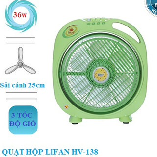 Quạt hộp lifan hv-138 36w mát êm dịu