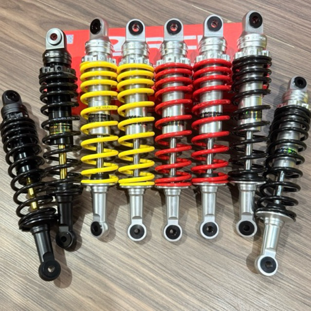 Phuộc RCB C2/C 2 Wave, Dream, Future mẫu mới, BH 1 năm:Đen ty vàng, Đỏ, Vàng, Đen