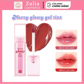 [MERZY] Son Bóng Pha Lê Căng Mọng, Bền Màu Merzy Bisous Glowy Gel Tint 4g