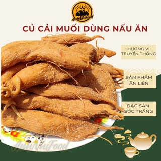  Củ Cải Muối Sóc Trăng Dùng Nấu Các Loại Súp Ngọt Nước Thơm Ngon Dùng Chế Biến Món Ăn Chay 