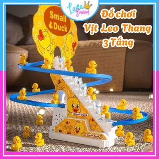 Vịt Leo Cầu Thang 3 - 6 - 9 vịt, Có Nhạc Đèn Loại To Đổ Chơi Cầu Trượt Cho Bé - Lana Queen