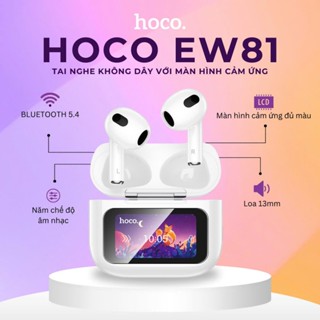 [Màn hình cảm ứng] Tai nghe Bluetooth v5.4 màn hình cảm ứng EW81 Hoco - Màn hình LCD