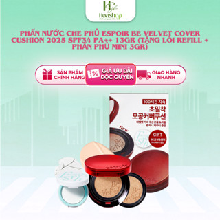  Phấn Nước Che Phủ Espoir Be Velvet Cover Cushion SPF42 PA++ 13gr   Tặng Lõi Refill + Phấn phủ mini 3gr  