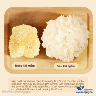 Nấm tuyết 100g, ngân nhĩ khô, nguyên liệu nấu chè dưỡng nhan, làm gỏi dai giòn, tốt cho sức khỏe