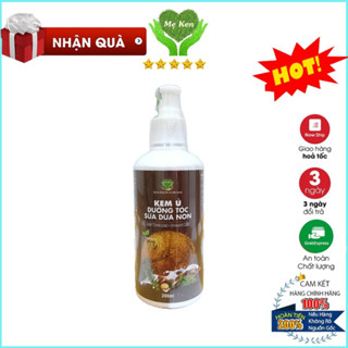 Kem ủ dưỡng tóc sữa dừa non Mẹ Ken 200gr, phục hồi tóc, dưỡng tóc nhanh dài