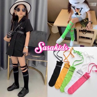 Tất Nhảy Cho Bé, Tất Cổ Cao Cột Dây Cho Bé Gái Bé Trai Nhảy Hiphop, Vớ Sắc Màu, Vớ Cột Dây VG02