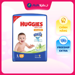 Tã quần Huggies Skincare size L 68 miếng (9 - 14 kg)