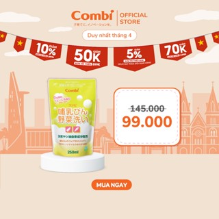 Túi dung dịch rửa bình sữa và rau củ quả từ dầu cọ