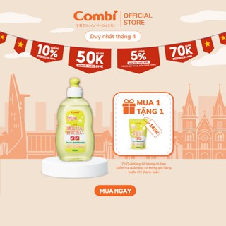 Chai dung dịch nước rửa bình sữa và rau củ quả Combi