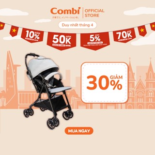 Xe đẩy COMBI Handy 4Cas Compact - Đảo chiều tay cầm - Màu Xanh