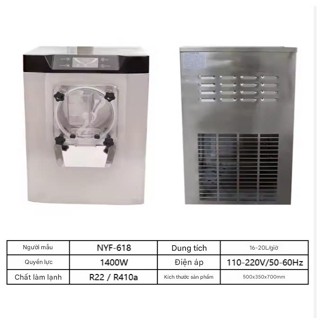 máy làm kem gelato, máy làm kem cứng HB_618