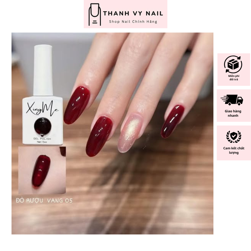 Sơn thạch đỏ ruouvang XINGME MÀU 05