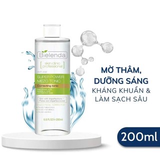 Serum Bielenda Super Power Mezo Skin Clinic Moisturizing cấp nước, dưỡng ẩm căng bóng, mờ thâm